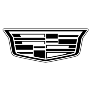 Cadillac Black And White Logo #1 Sticker Waterproof Vinyl Decal Die-Cut Laptop C