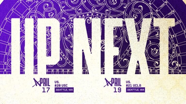 Huskies Set for Final Homestand Against West Coast Rivals USC and UCLA