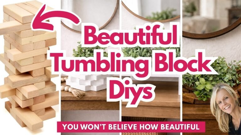 Beautiful Tumbling Block Diy Home Decor You’ll Want to Make