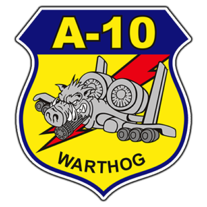A-10 Warthog Logo #1 Sticker Waterproof Vinyl Decal Die-Cut Car Laptop