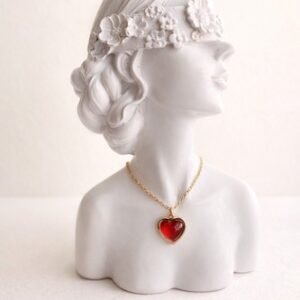 Carnelian Necklace 18k Gold Plated July Birthstone Birthday Gifts For Women