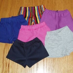 Handmade Pair of Shorts (Separates) for popular 18" Dolls fits American Girl