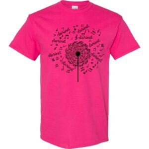 Inktastic Clarinet Player Music Gift T-Shirt Notes Section Teacher Mens Clothing