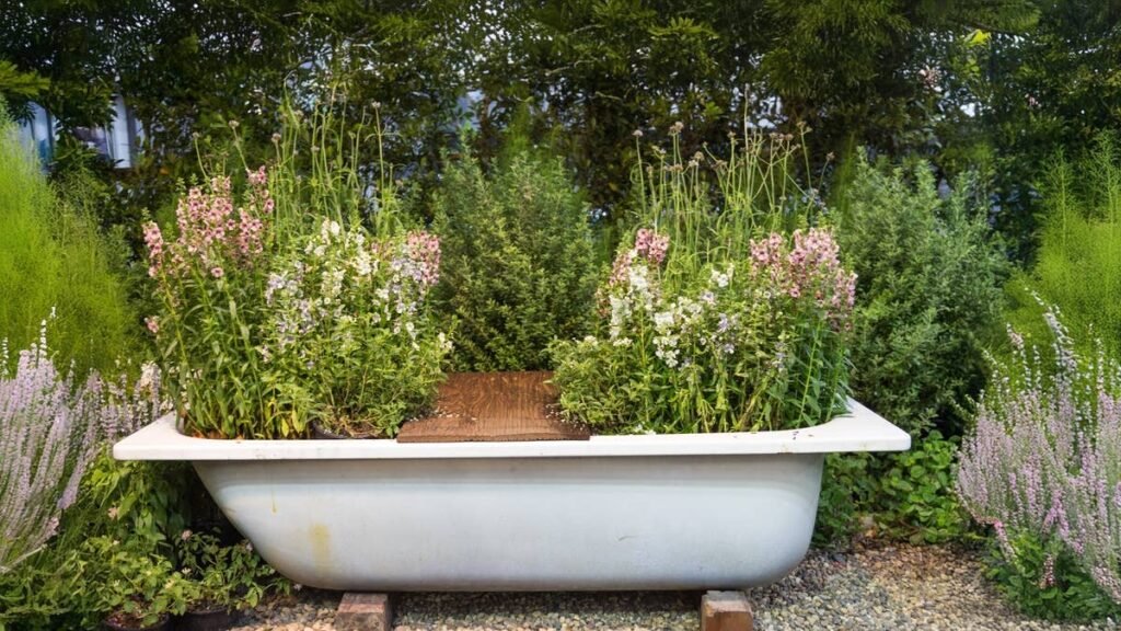 This DIY Shows Why Vintage Bathtubs Make Unexpectedly Charming Spring Planters