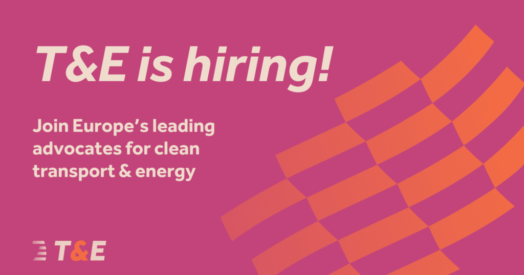 Transport & Environment – Data Analyst (Battery & materials)