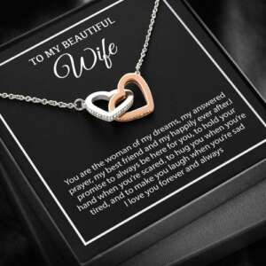 To My Wife Necklace, Christmas Gifts For Women, Anniversary Gift For Wife