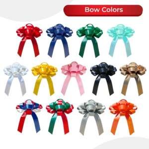 Giant 4 Foot Car Bow Magnetic Back Fully Assembled Vehicle Gift Bow Dealership