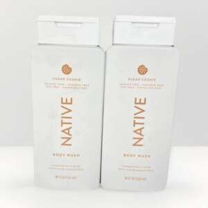 2 Pack! Native Sugar Cookie Body Wash Christmas, Limited Edition, 18 Oz Each