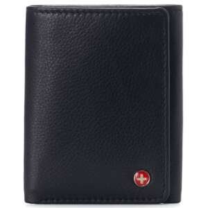 Alpine Swiss Trifold Wallet, Men's Slim Leather Wallet, RFID Blocking, Gift Box