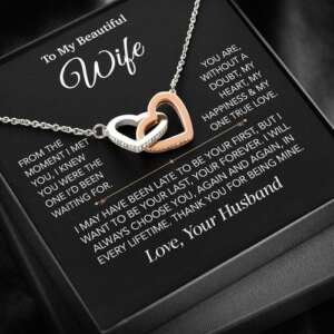 To My Wife Necklace, Christmas Gifts For Women, Anniversary Gift For Wife