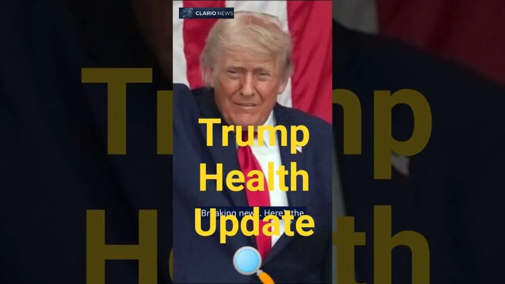 Trump Health Update What Doctors Just Revealed 😳#Trump #BreakingNews #Politics #USA #News #Live #US