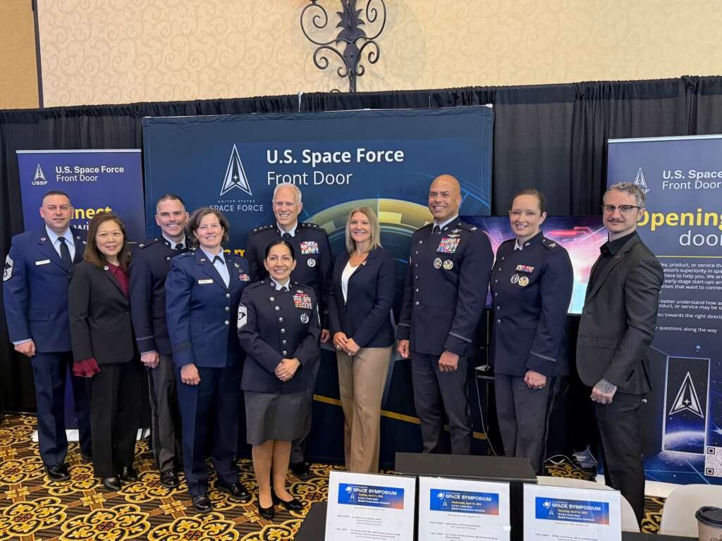Space Force Front Door accelerates commercial partnerships with robust presence at Space Symposium > Space Systems Command > Article Display