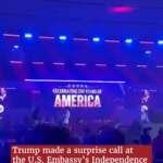 U.S. President Donald Trump on Sunday expressed strong admiration for India and Prime Minister Narendra Modi during a live interaction at the 250th U.S. Independence Day celebration held at the U.S. Embassy in the national capital, calling the Indian leader a “friend” and reaffirming close bilateral ties. U.S. Ambassador Sergio Gor, along with U.S. Secretary of State Marco Rubio, was present at the commemorative event, where Trump addressed attendees virtually.