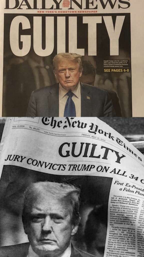 34 felonies btw | Democrats – Facebook