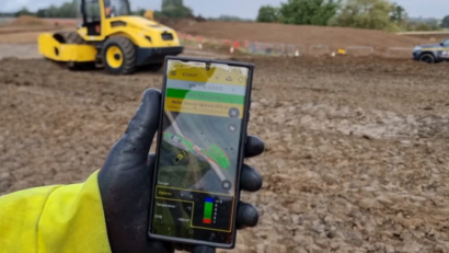 Caption The BOMAG BW 216 DH Roller installed with Terrameter and BOMAP GPS technology on site at the.png