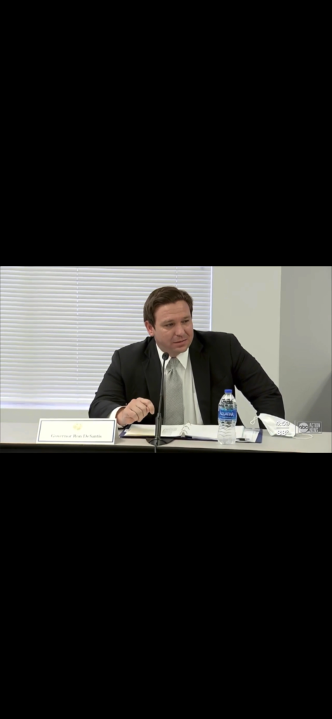 Ron Desantis Crying After Hiding Covid Deaths From The Public