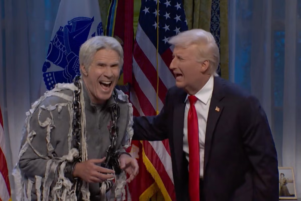 SNL concludes 51st season with Epstein-Trump duet – The Independent