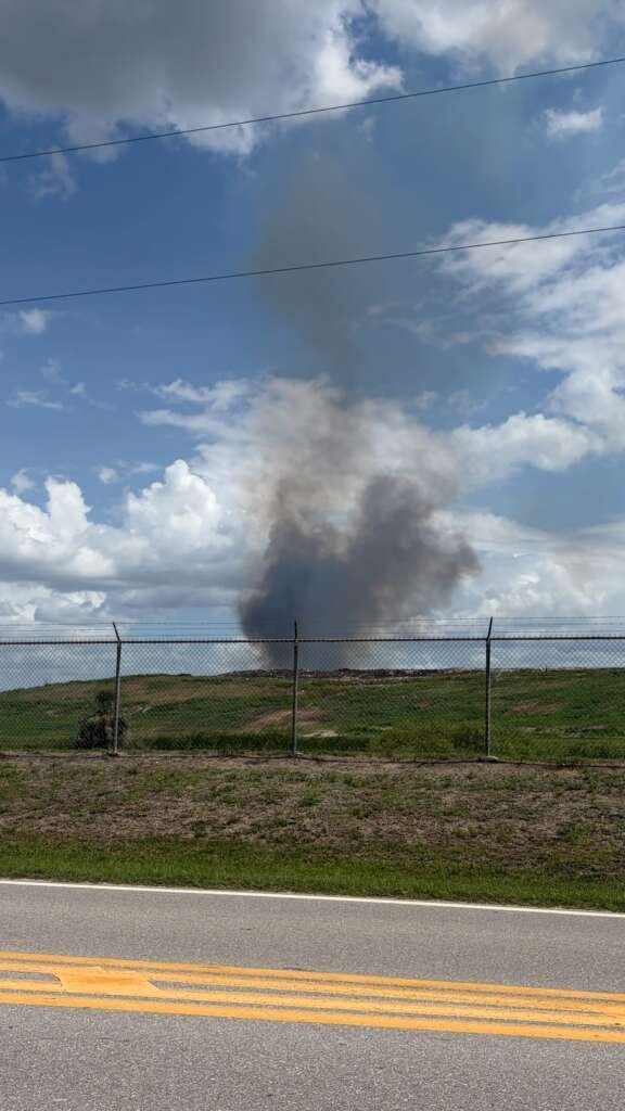 UPDATE: According to Florida Forest Service, the fire now spans 60 acres with 50% containment …