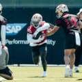 Newcomers Take the Field for First NFL Practice at Rookie Minicamp
