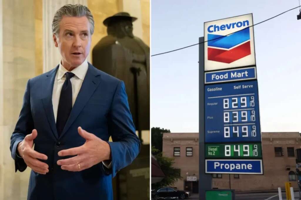 On gas prices, Gavin Newsom wants you to look away