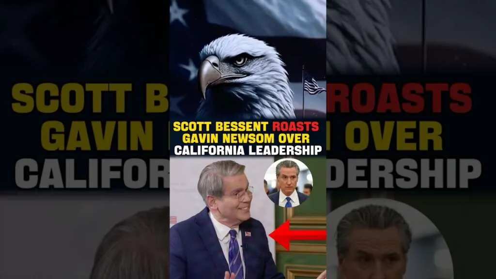 Scott Bessent ROASTS Gavin Newsom Over California Leadership! 🔥 #newsom #funny #uspolitics
