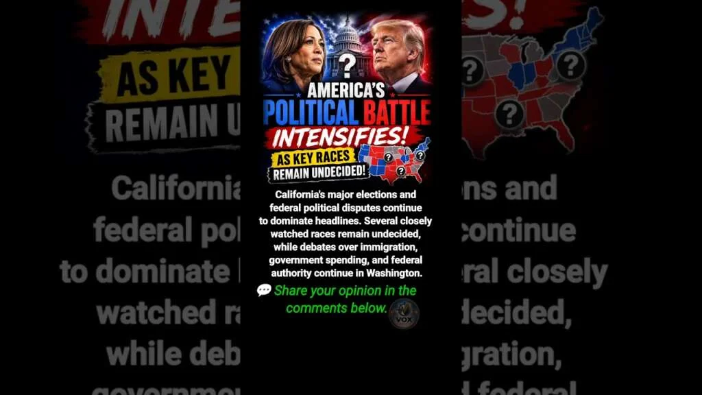 BREAKING: Key U.S. Election Races Still Undecided 🇺🇸 | Political Battle Intensifies
