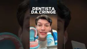 ESTE DENTISTA DA CRINGE #asmr #shorts #asmrsounds #comedia