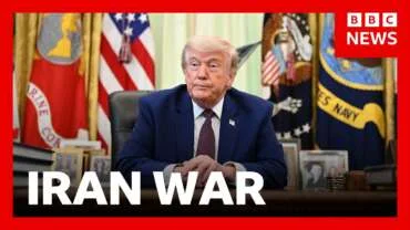 Donald Trump hits back at ‘unpatriotic’ vote after House rebukes him over Iran | BBC News