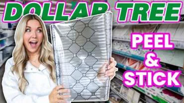 The genius way I used DOLLAR TREE peel & stick wallpaper