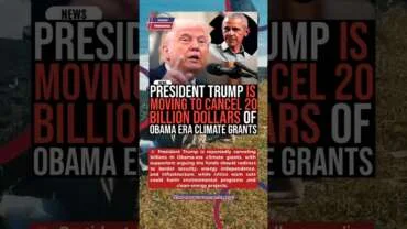 🚨 President Trump Is Moving To Cancel 20 Billion Dollars Of Obama Era Climate Grants 🇺🇸 #BreakingNew