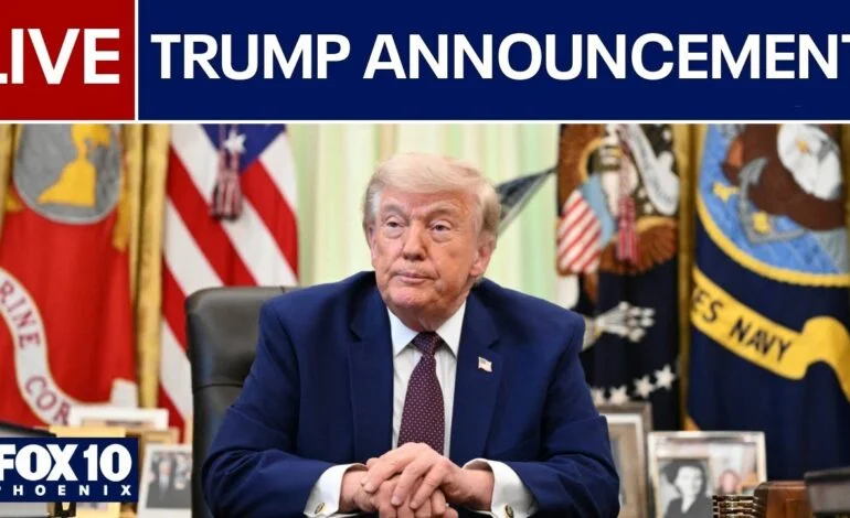 🔴LIVE: President Trump makes major announcement from the White House | FOX 10 Phoenix