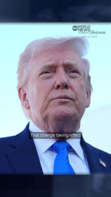 The Palm Beach International Airport will be renamed President Donald J. Trump International Airport on July 9, airport officials said. The change comes after Florida Gov. Ron DeSantis signed a renaming bill back in March. David Muir reports.