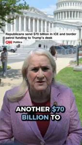 🚨 Republicans this week approved $70 BILLION in funding for ICE and Border Patrol. While working families struggle to put food on the table, Republicans are choosing cruelty and masked agents in our communities. I will not vote for another penny for ICE until there are meaningful reforms and greater accountability.