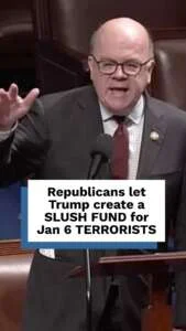 Last night, House Committee on Rules – Republicans voted three times to let Donald Trump create his corrupt slush fund, pay off convicted violent felons who beat cops on January 6th, and give $$$ to the people he pardoned who have gone on to commit more crimes, including sexually abusing children. They’ve turned the Rules Committee into the Donald Trump Protection Committee.