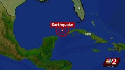 How rare are earthquakes in Florida?