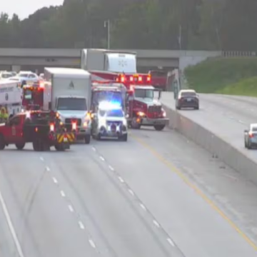 RGCK6P6DLRB2LMFX4GEJYX6HXQ.png Traffic stopped on I-26 East in Newberry County after crash, several injured