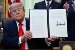 WATCH: Trump signs proclamation opening more protected ocean areas to commercial fishing – PBS
