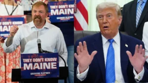 'He's scared': Maine Senate candidate Graham Platner responds to President Trump calling him 'thug' and 'pig' – WMTW