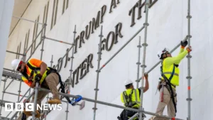 Trump's name being removed from Kennedy Center after judge order – BBC