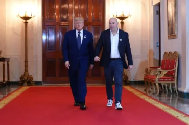 President Donald Trump gets 80th birthday bash fueled by UFC fights on the White House lawn – Boston Herald