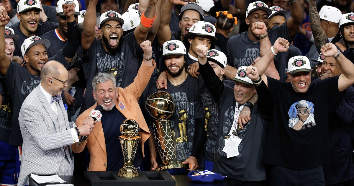 Knicks set to be first NBA team to visit White House under Trump – NBC News