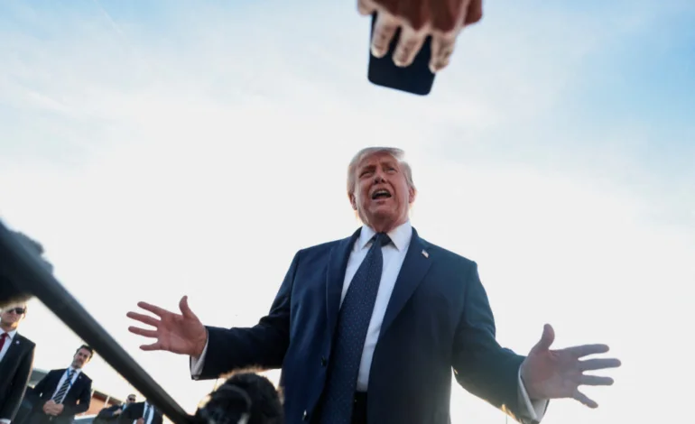 Trump's economic approval rating hits new low, poll finds – PBS