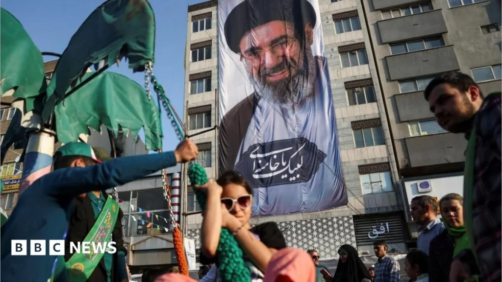 US lifts naval blockade as Iran's supreme leader says Trump made deal 'out of desperation' – BBC