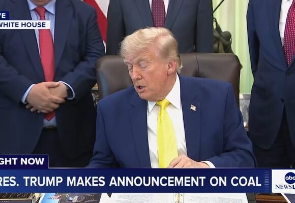 LIVE: President Trump makes announcement on coal