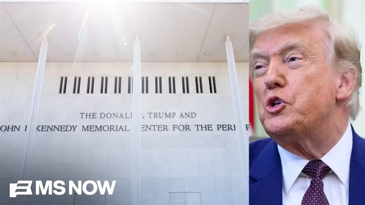 Kennedy Center staff begins removing references to President Trump’s name