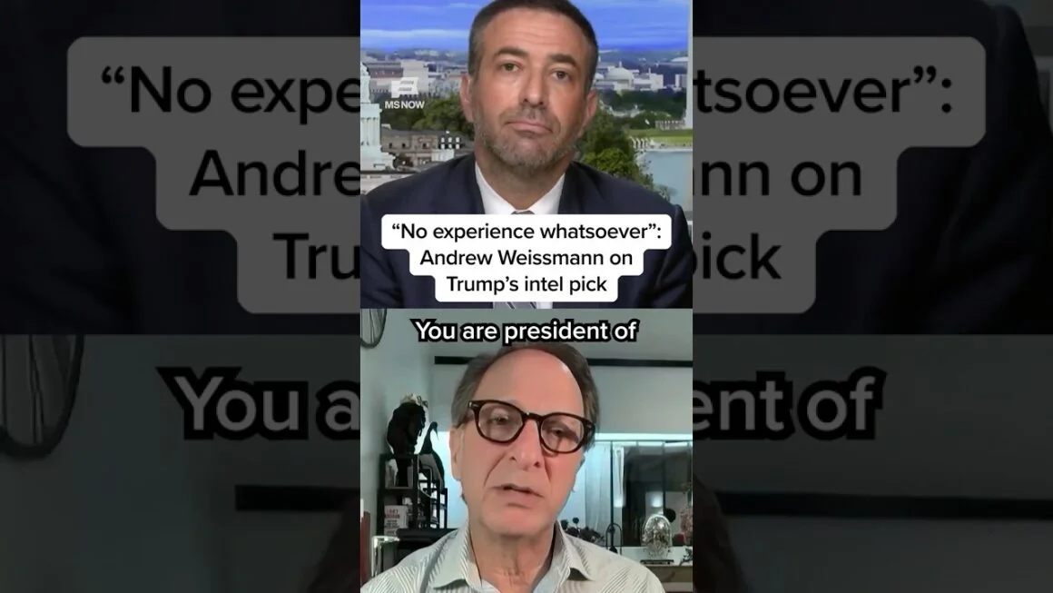 ‘No experience whatsoever’: Andrew Weissmann on Trump’s intel pick