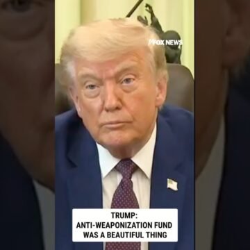 President Trump: Anti-weaponization fund was a ‘beautiful thing’ #shorts #news #foxnews #us