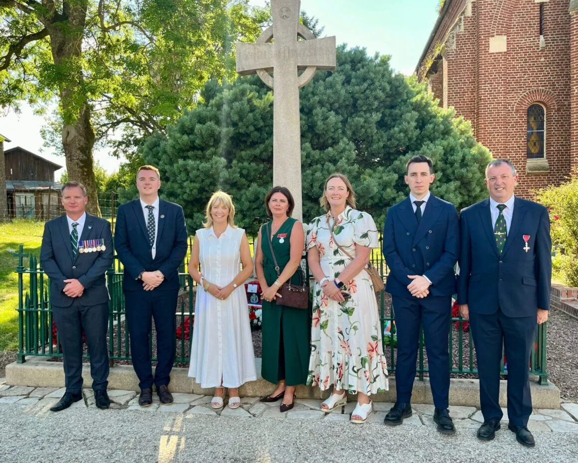 Council delegation pays tribute in France and Belgium at 110th Battle of the Somme commemorations