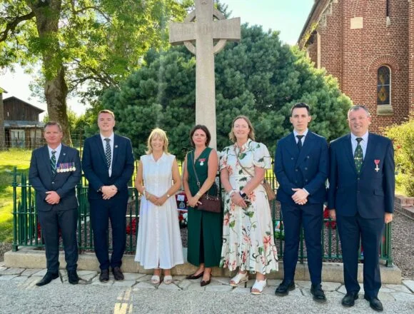 Council delegation pays tribute in France and Belgium at 110th Battle of the Somme commemorations