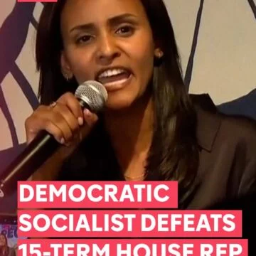 731059070_18607835440003501_2602170870561873885_n.jpg Democratic socialist Melat Kiros has unseated the 15-year incumbent Diana DeGette for the Colorado Democratic primary. At just 29 years old, she was born in Ethiopia in 1997, the same year her opponent took office. Kiros’ win is the third in a potential wave of Democratic socialist victories, where left wing challengers have seen off veteran Democrats in this year’s primaries. #MelatKiros #DianaDeGette #Democrat #Congress #Channel4News